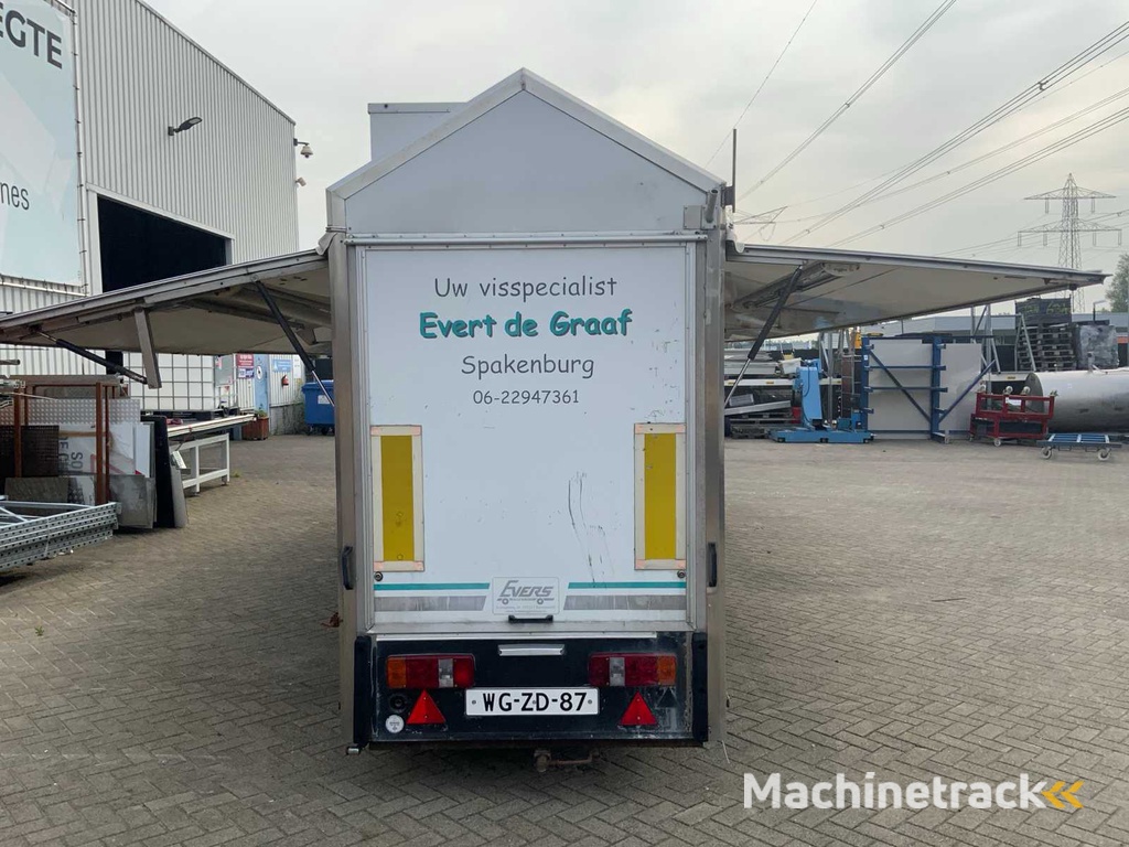 2002 Evers EKB 353 Visverkoop schamel aanhangwagen