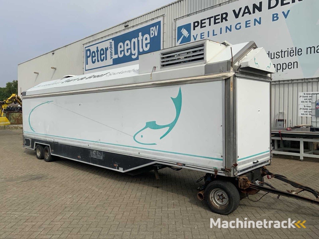 2002 Evers EKB 353 Visverkoop schamel aanhangwagen