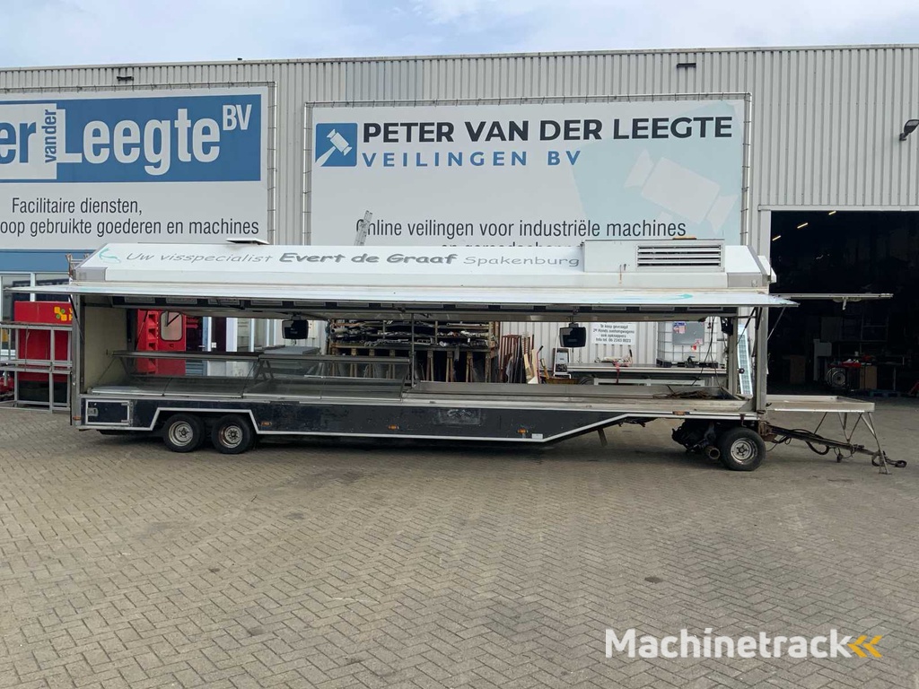 2002 Evers EKB 353 Visverkoop schamel aanhangwagen