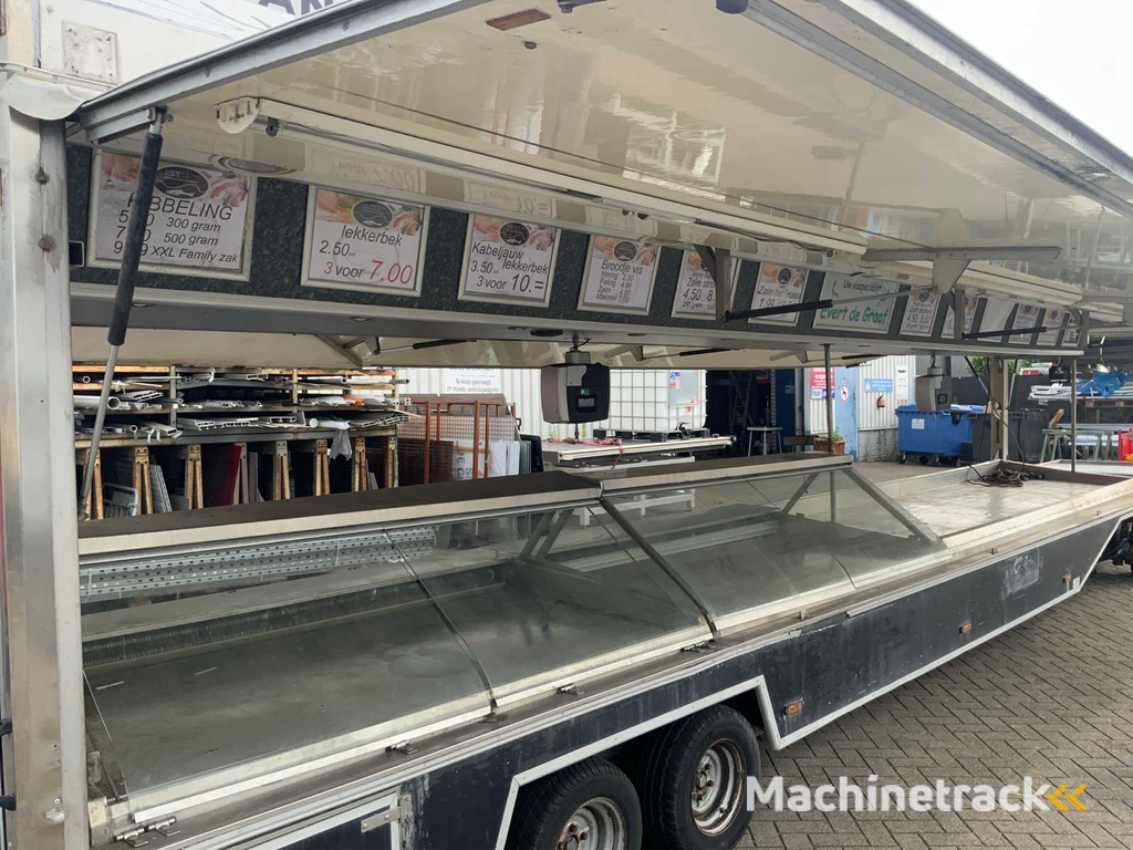 2002 Evers EKB 353 Visverkoop schamel aanhangwagen