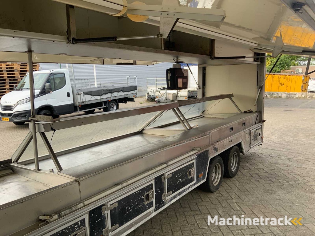 2002 Evers EKB 353 Visverkoop schamel aanhangwagen