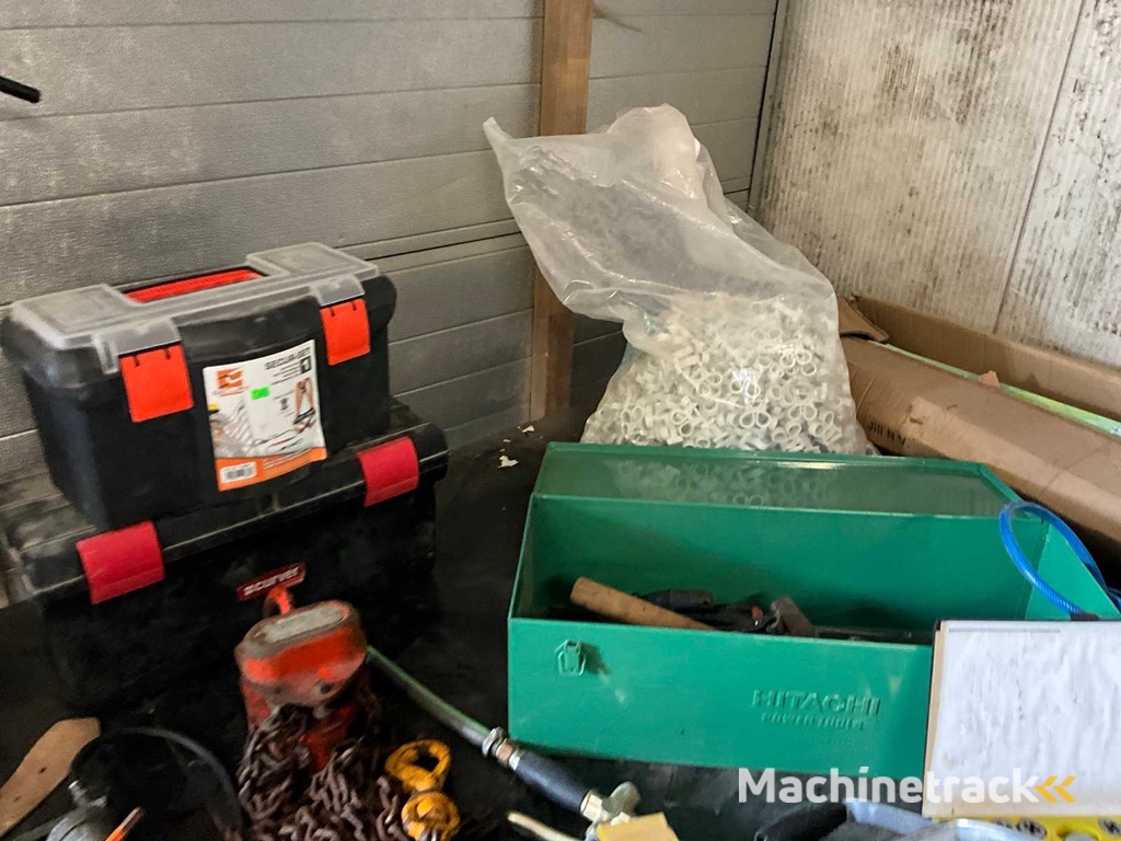 Diverse onderdelen, gereedschappen en accessoires