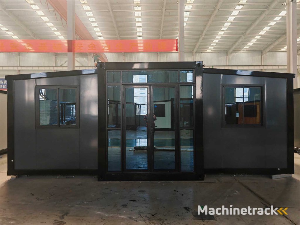 2025 Rhino Houses 36,5 m2  Zwart 2 slaapkamers, badkamer en keuken Mobiele woonunit / Tiny house