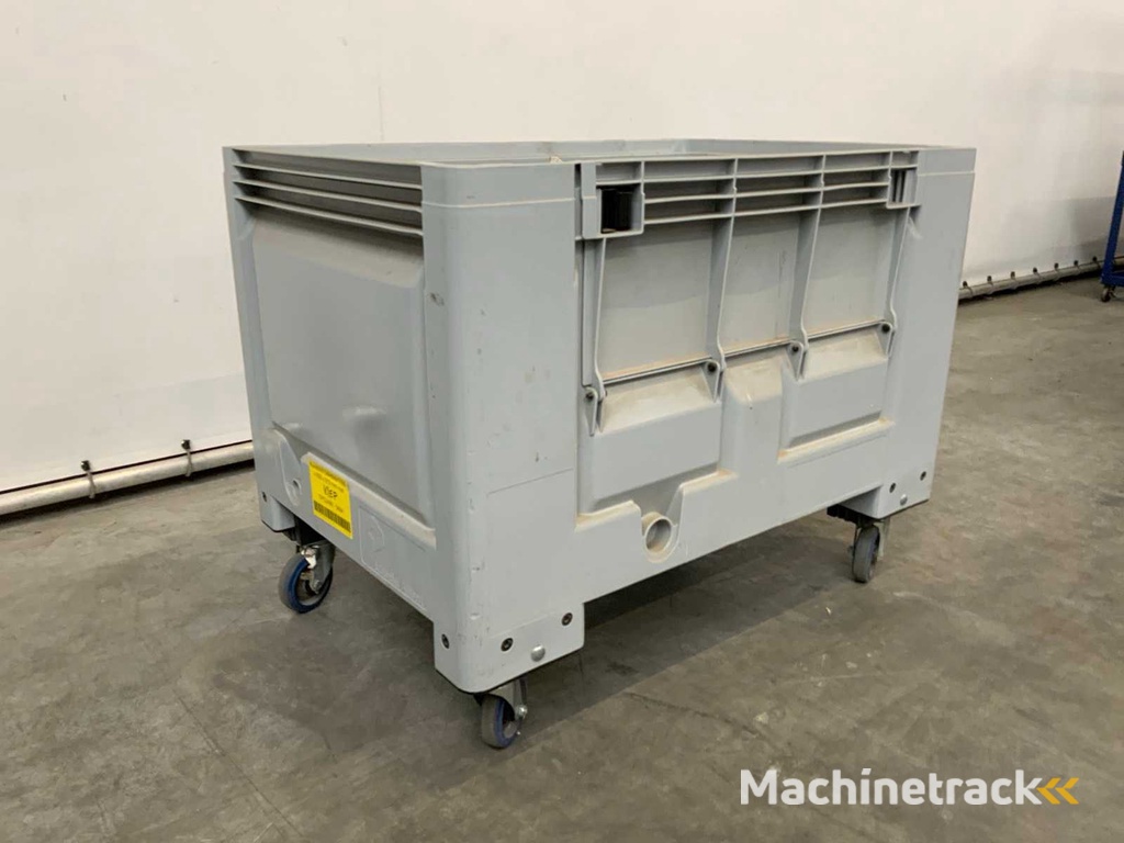 Palletbox op wielen (5x)