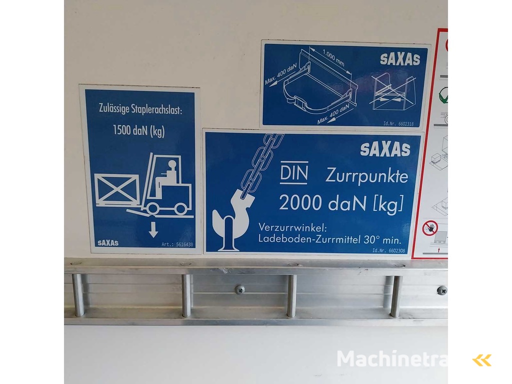 2021 Saxas MKD 61 - M - E Anbaukasten mit Ladebordwand