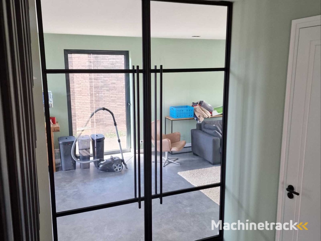 2025 Stahl-Doppeltüren, Drehtüren (101x231cm)