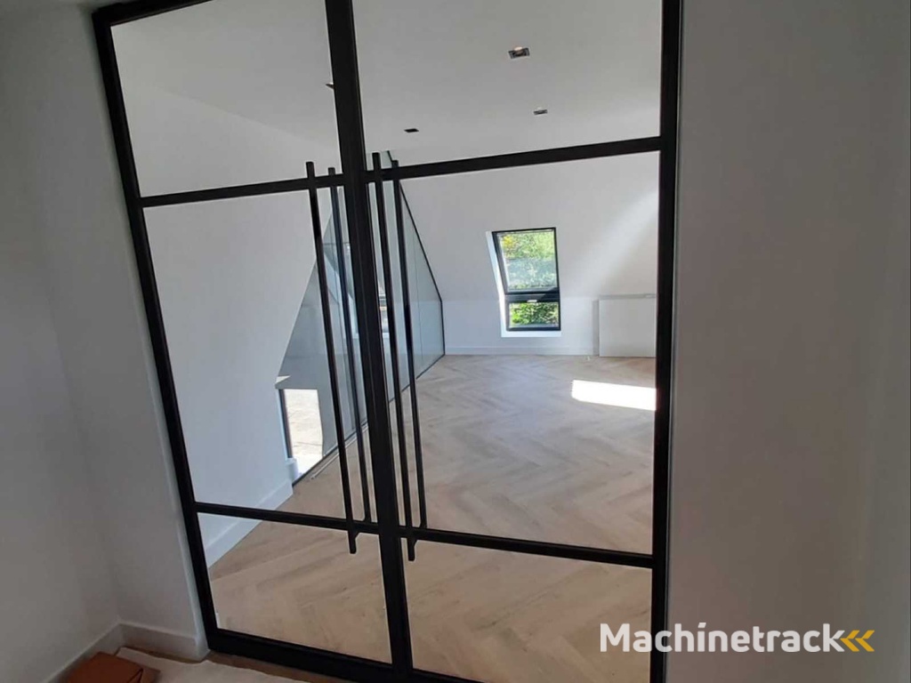 2025 Stahl-Doppeltüren, Drehtüren (101x231cm)