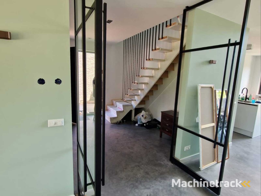 2025 Stahl-Doppeltüren, Drehtüren (101x231cm)