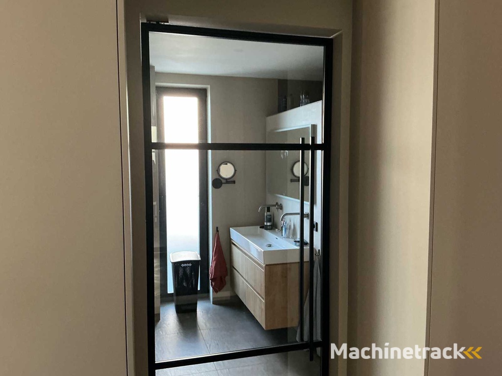 2025 Stahl-Doppeltüren, Drehtüren (101x231cm)