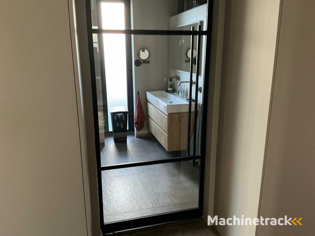 2025 Stahl-Doppeltüren, Drehtüren (101x231cm)