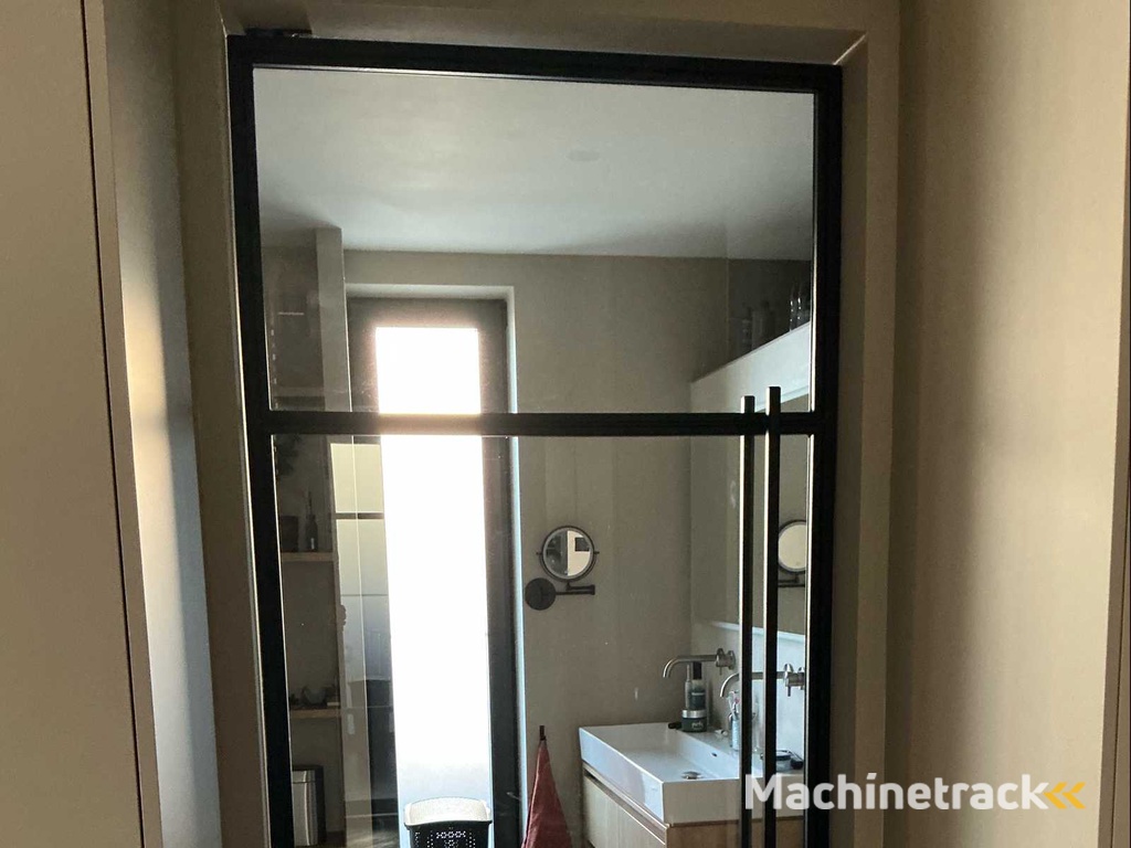 2025 Stahl-Doppeltüren, Drehtüren (101x231cm)