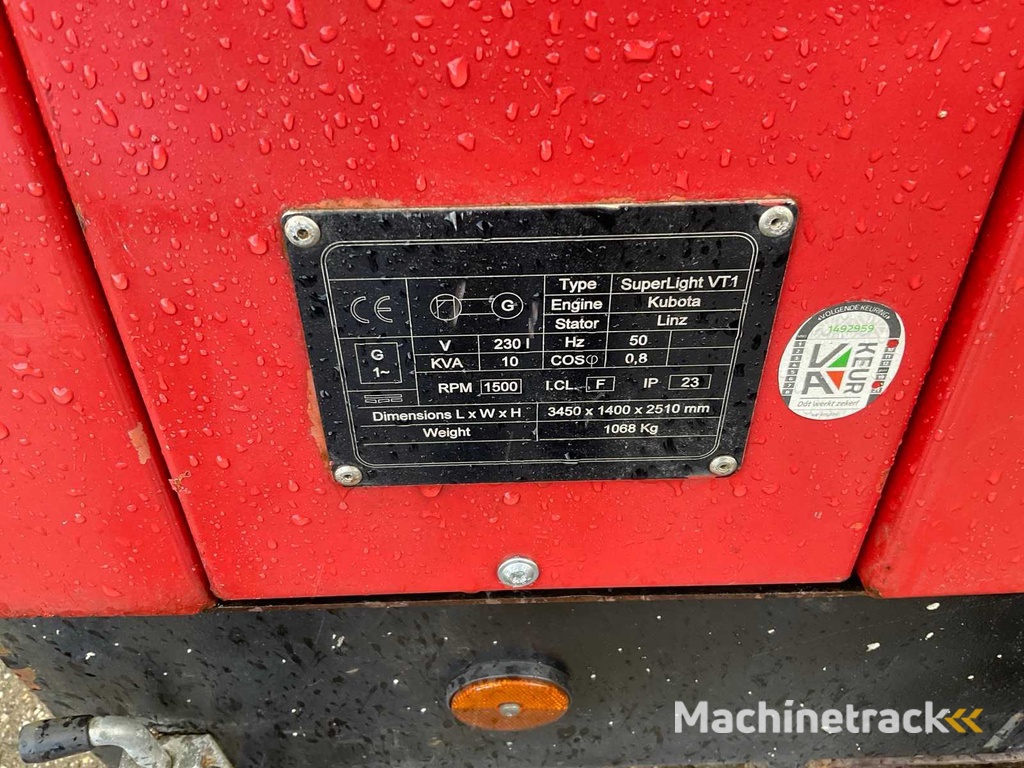 Superlight Vt1 Light Cart Kubota Motor