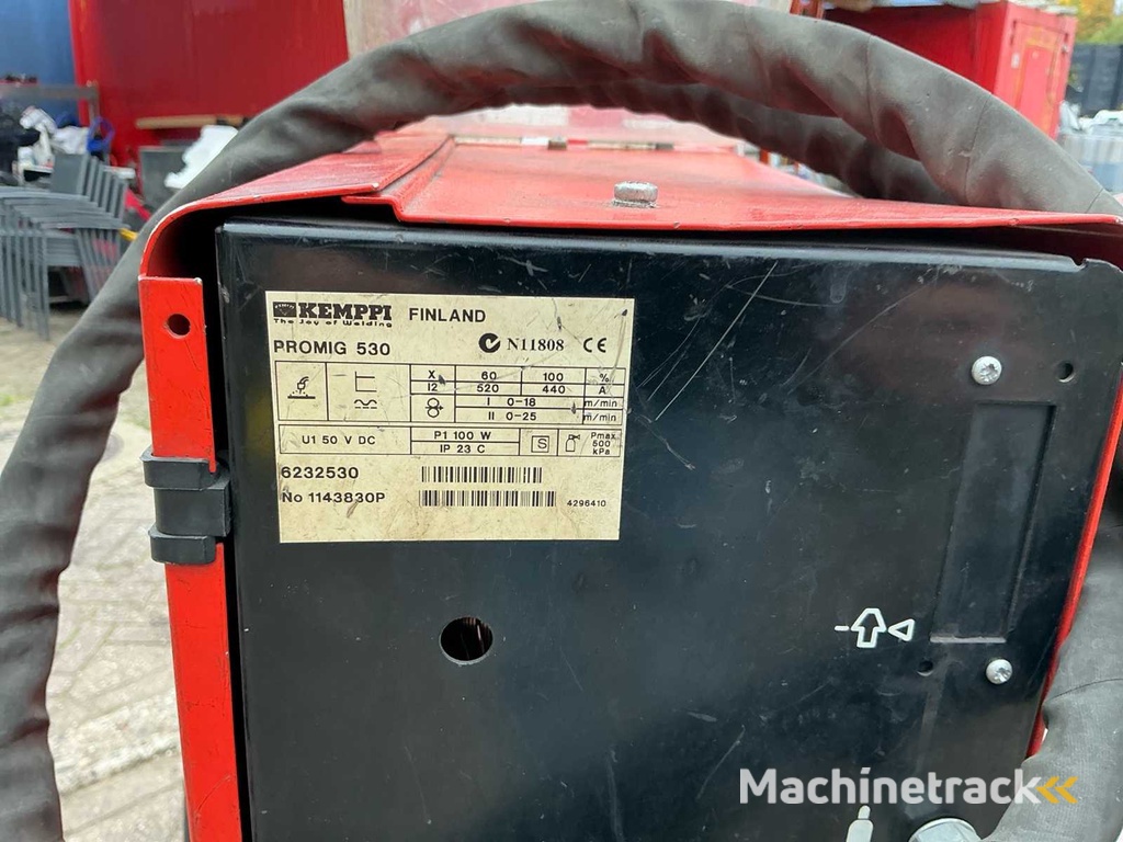 Kemppi ProMig 530 + Pro3200 Evolution MIG welder