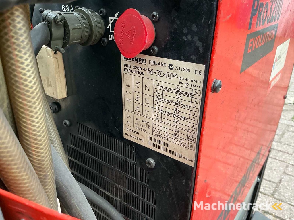 Kemppi ProMig 530 + Pro3200 Evolution MIG welder