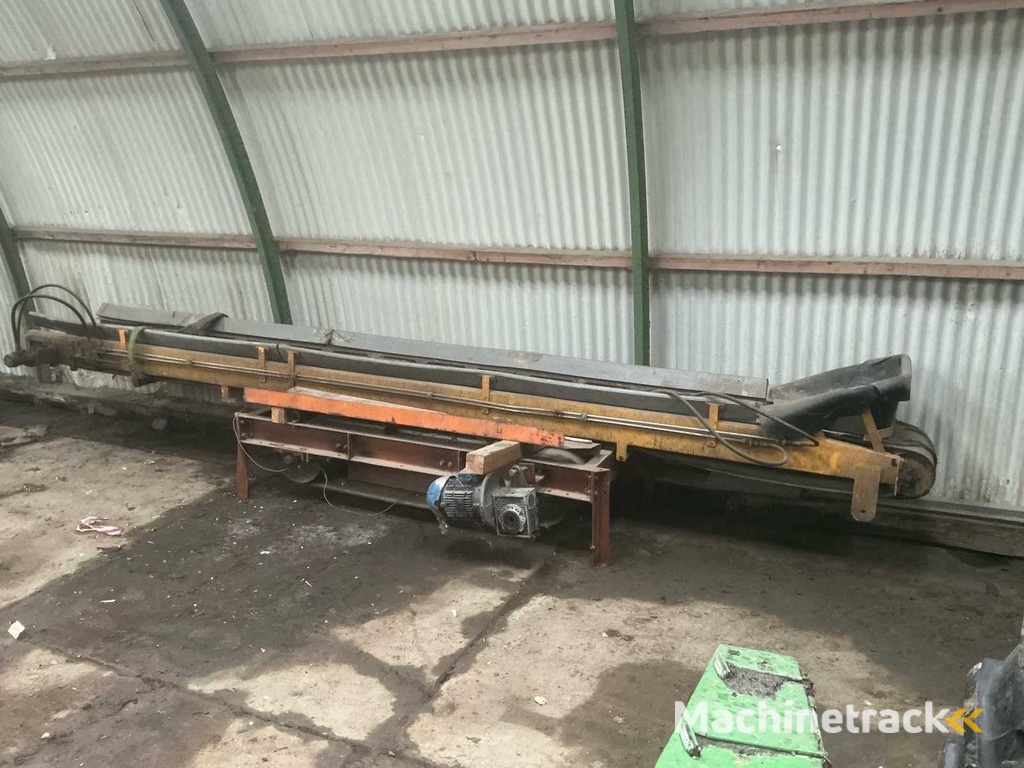 Hydraulische en magnetische transportband