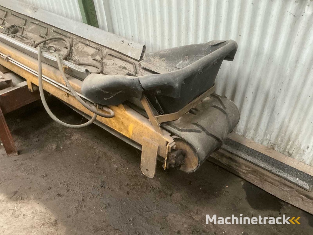 Hydraulische en magnetische transportband