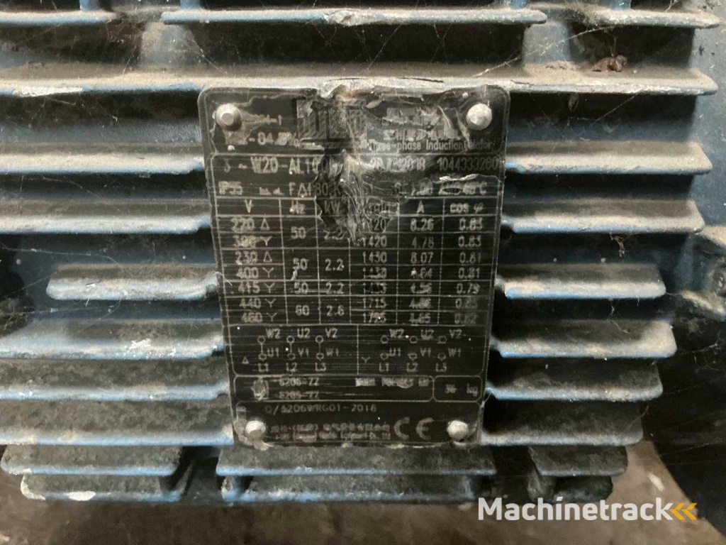 Hydraulische en magnetische transportband