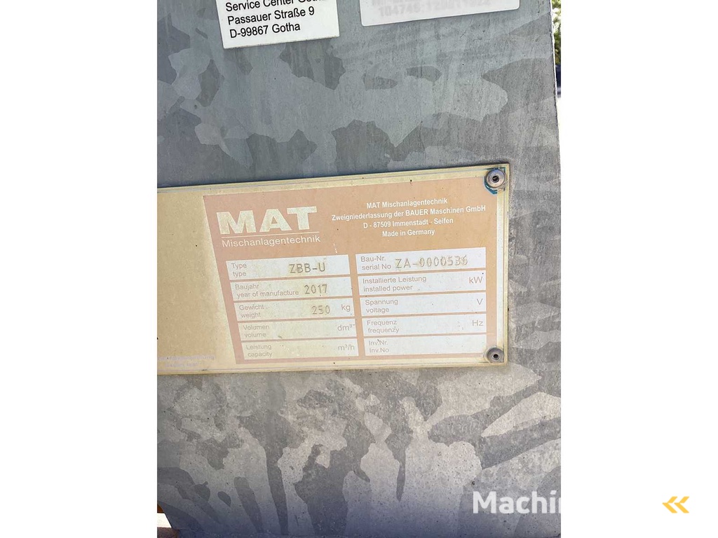 Machine Technology - SBB1125C - 2017 - Big-Bag Emptying Station