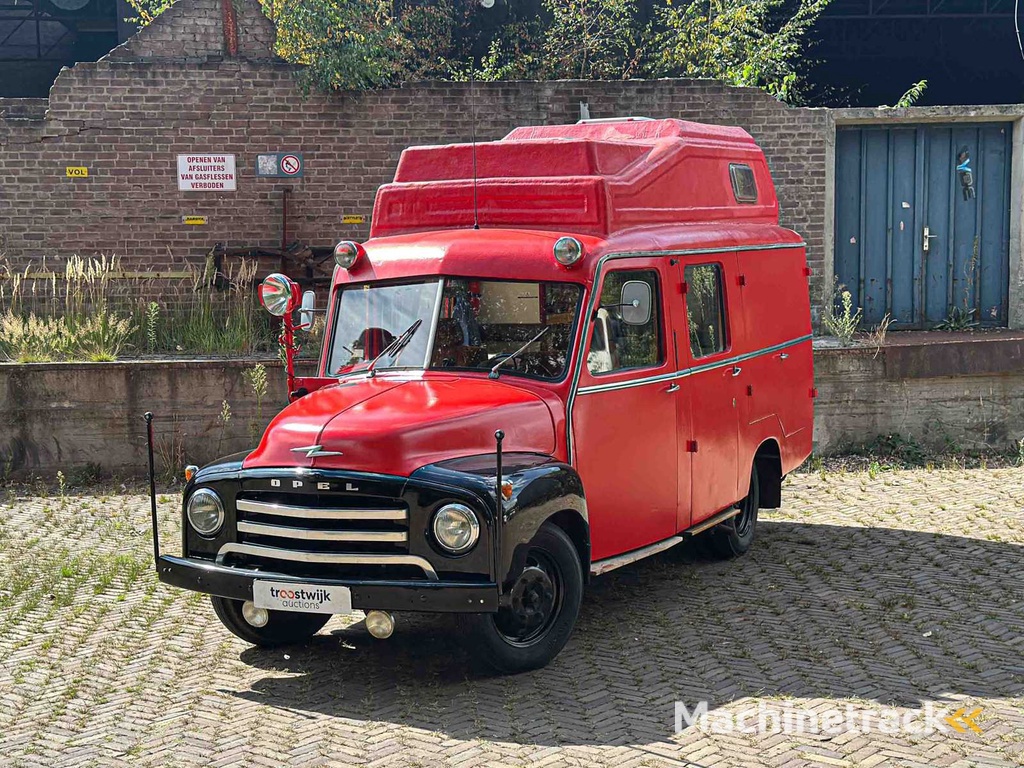 Opel Blitz 1.75 T BE Bolkop 2,5 L55-09590L Camper (Brandweerwagen) 1955, 61-TB-40