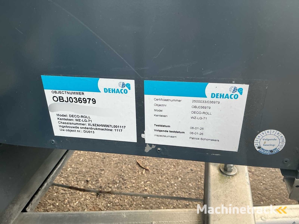 2007 ESVE TA17 - Bodemsanering wagen Deco-Unit