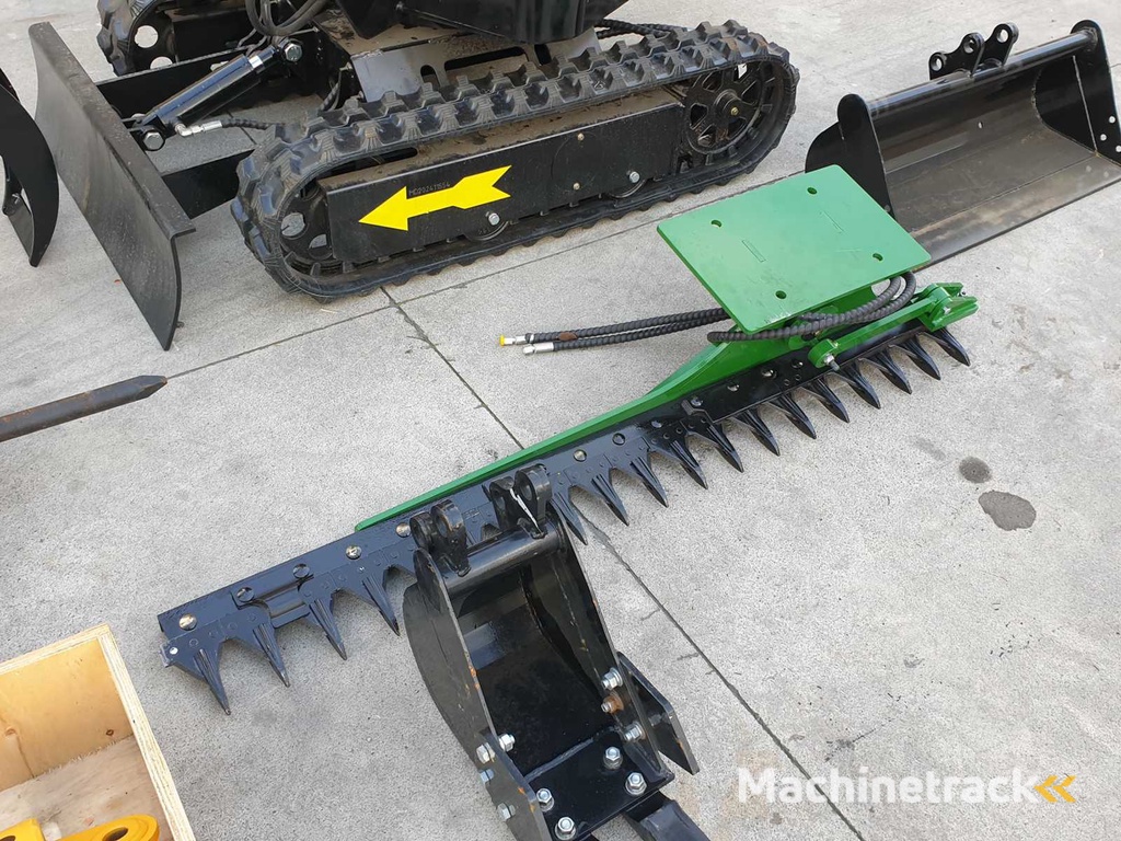 JPC HT12 minigraafmachine met aanbouwdelen