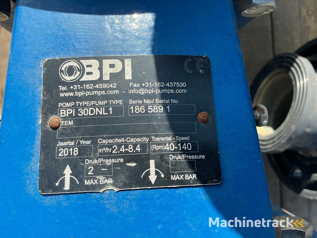 BPI 30DNL1 2018 , BPI16DNL1 2019 Verdrängerpumpe (2x)