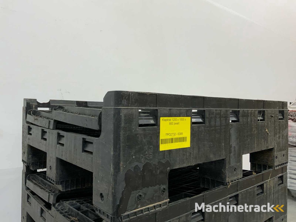 (5x) Folding crate pallet box