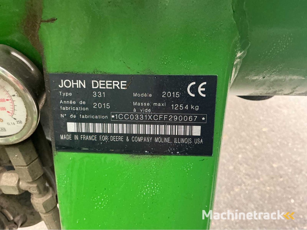 Combinatiekavel 301 en 302: John Deere - 131 & 331 - Schijvenmaaier combinatie