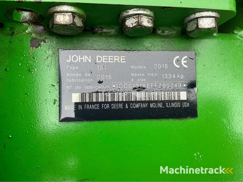 Combinatiekavel 301 en 302: John Deere - 131 & 331 - Schijvenmaaier combinatie
