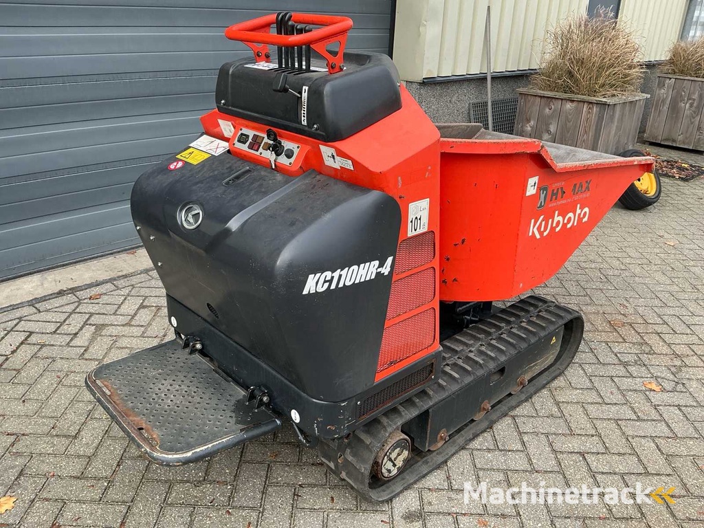 2016 Kubota KC110HR-4 Dumper