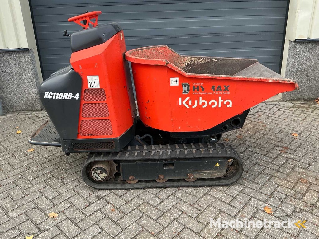 2016 Kubota KC110HR-4 Dumper