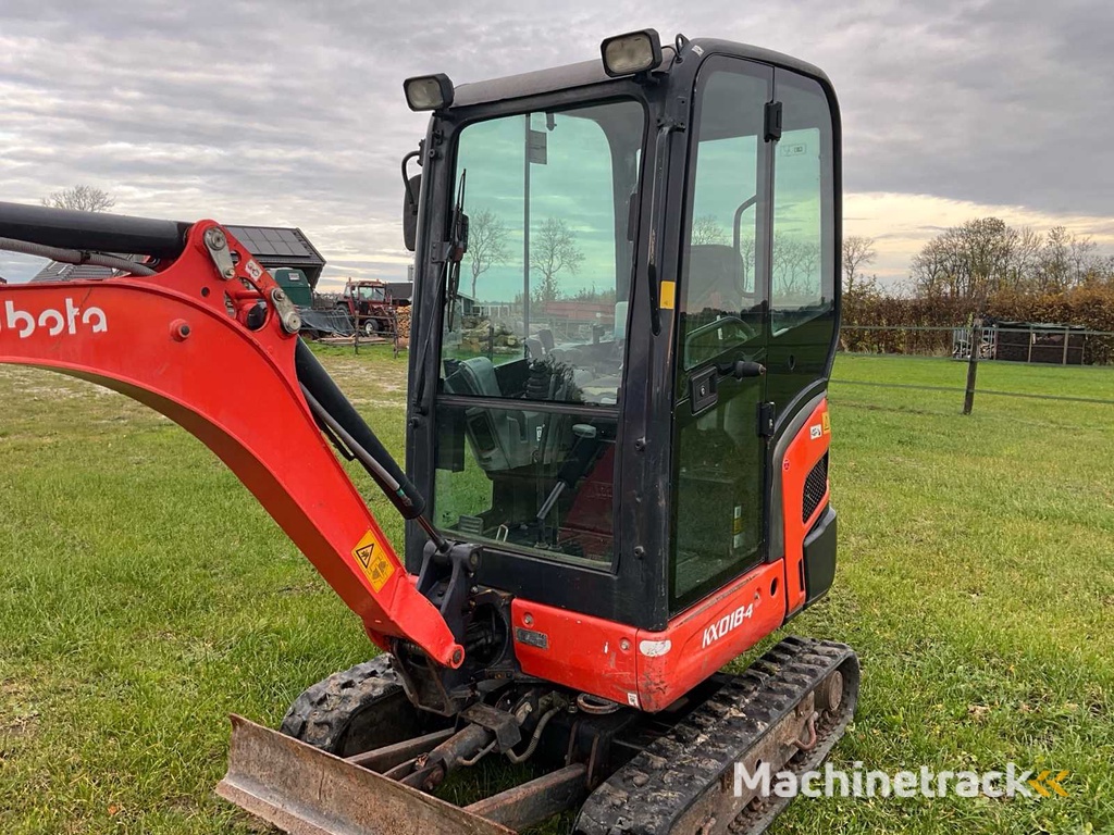 2011 Kubota KX018-4 Mini Excavator