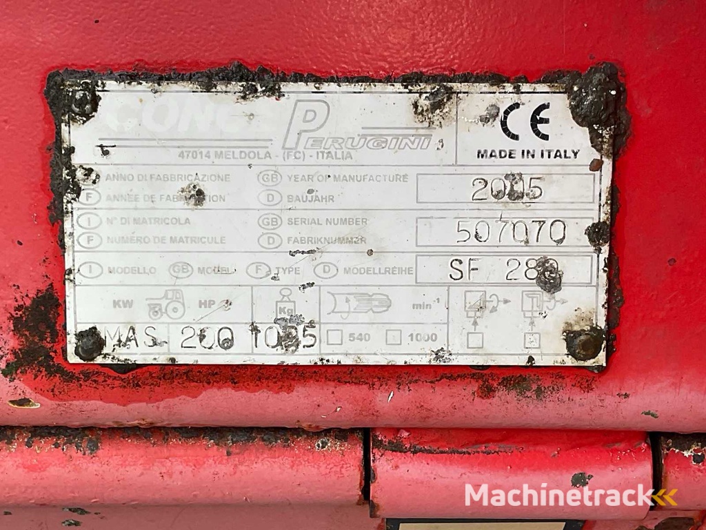 2005 Perugini SF 280 Fräser