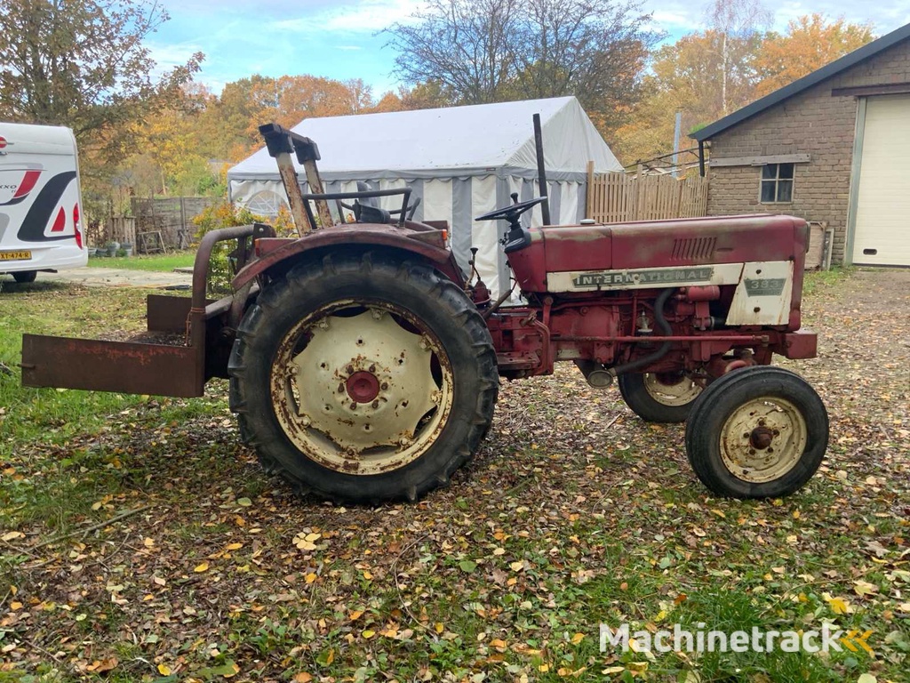 International 383 Two-wheel drive agricultural tractor