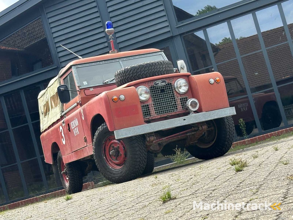 1960 LAND ROVER Series IIA 109 LWB Brandweerwagen - TÜV 2027 en H-Plate