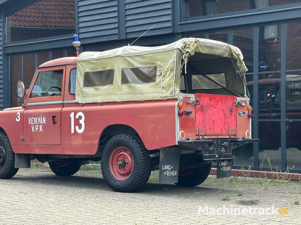 1960 LAND ROVER Series IIA 109 LWB Brandweerwagen - TÜV 2027 en H-Plate