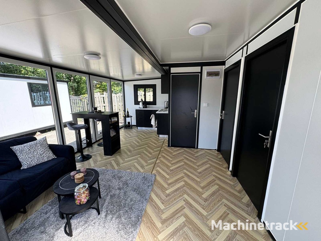 2025 Rhino Häuser 36,5 m2 mit Glaswand, 2 Schlafzimmer, Bad und Küche Mobile Wohneinheit / Tiny House