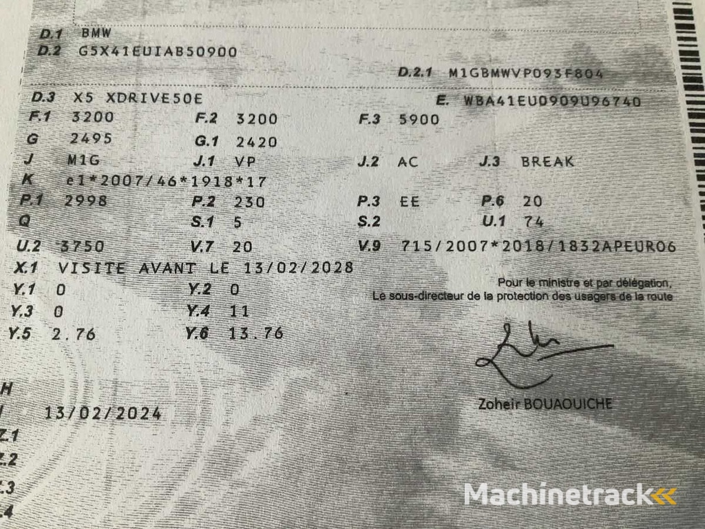 BMW X5 xDrive 50e M Sport 2023 | U9-67-40