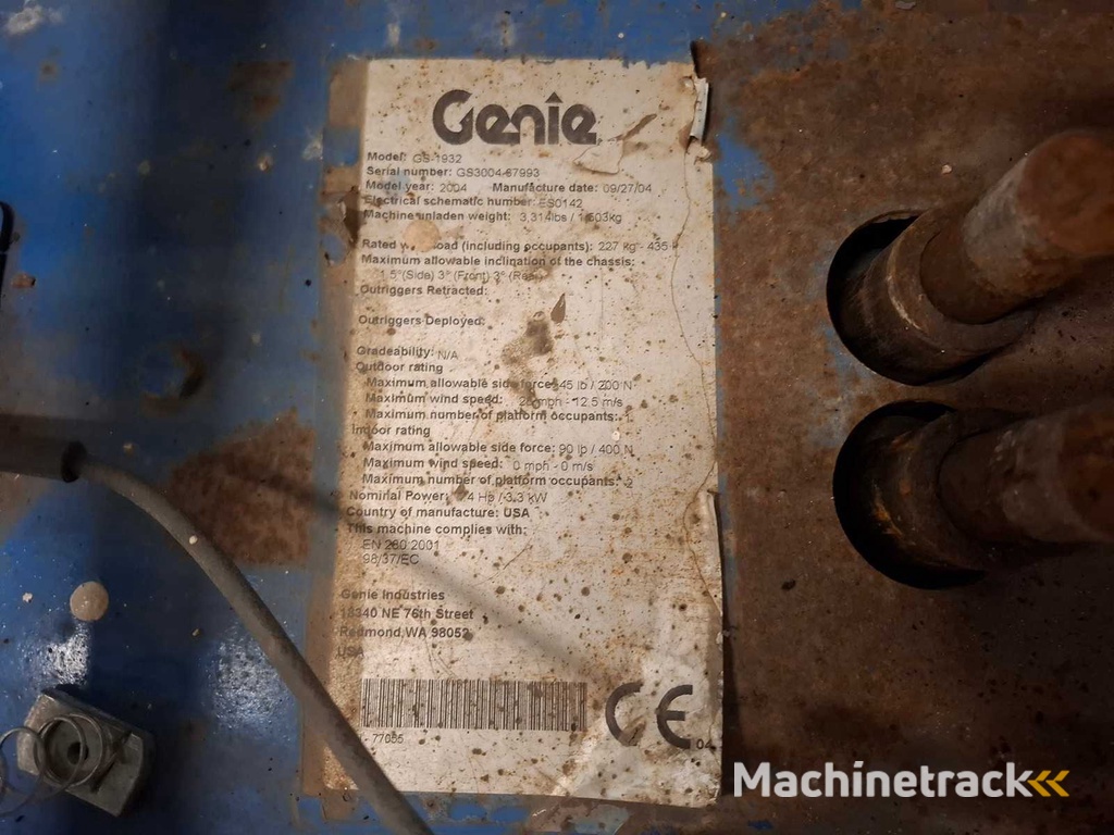 2004 Genie GS1932 Hoogwerker