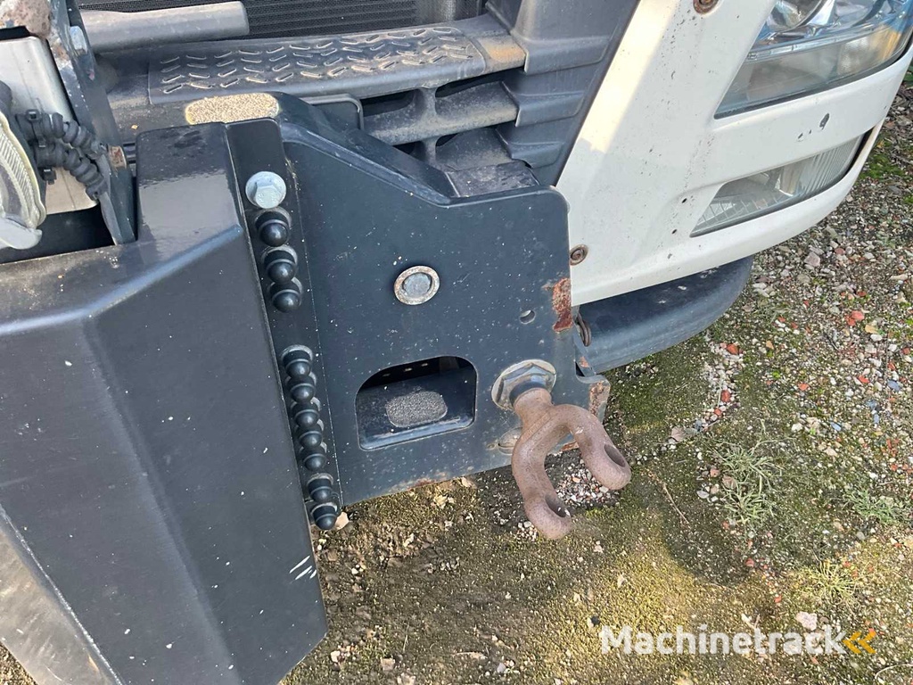 2015 MAN TGS Kranwagen mit Kran HIAB und Auflieger PACTON