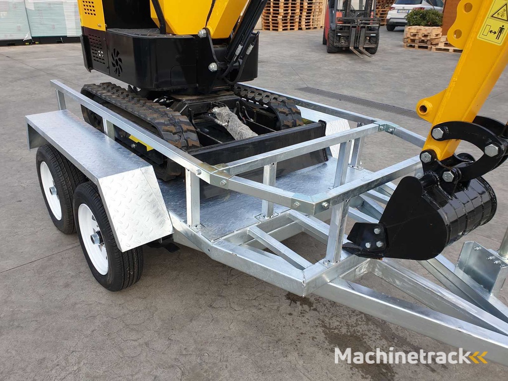 JPC TRAILER Anhänger mit Bagger