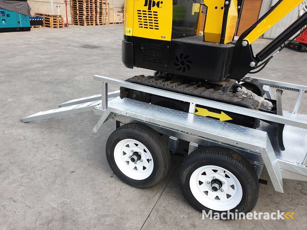 JPC TRAILER Anhänger mit Bagger