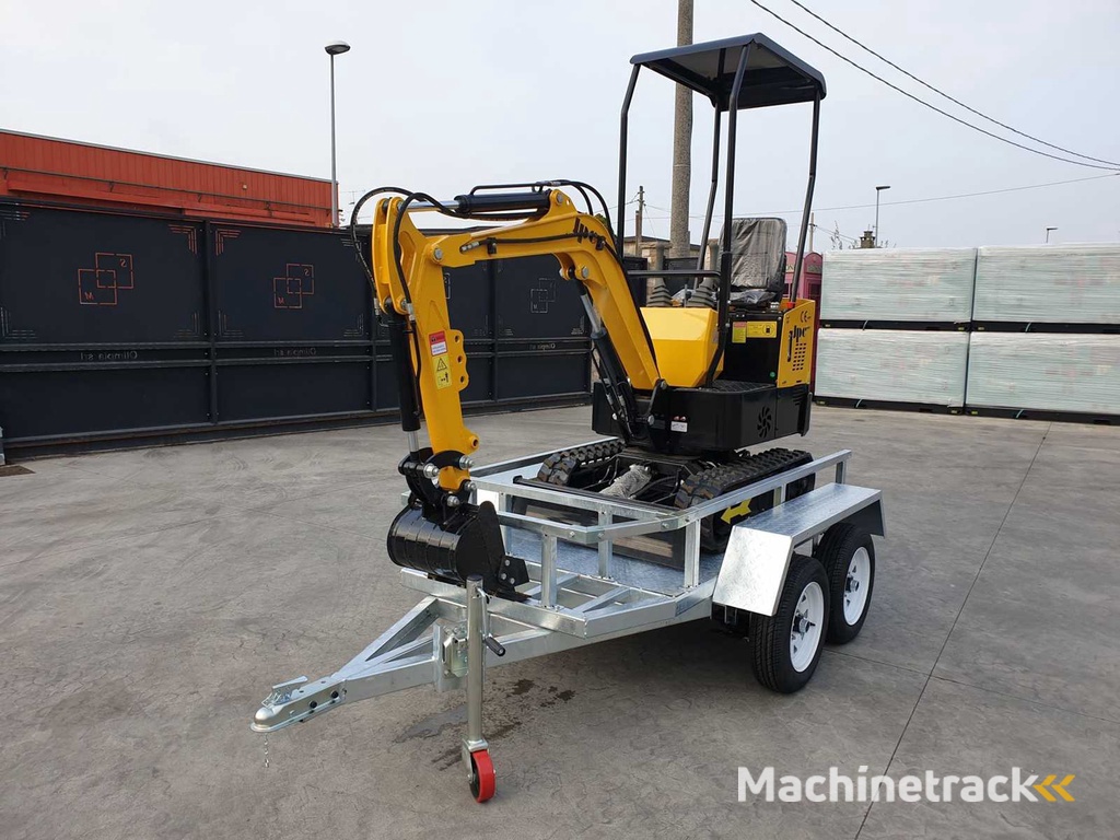 JPC TRAILER Anhänger mit Bagger