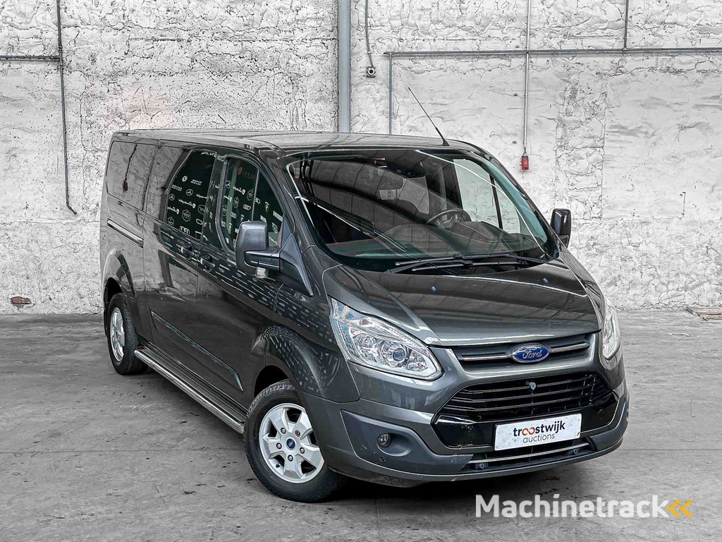Ford Transit Custom 290 2.0 TDCI L2H1LDC dubbele cabine 170pk 2017, V-477-HZ
