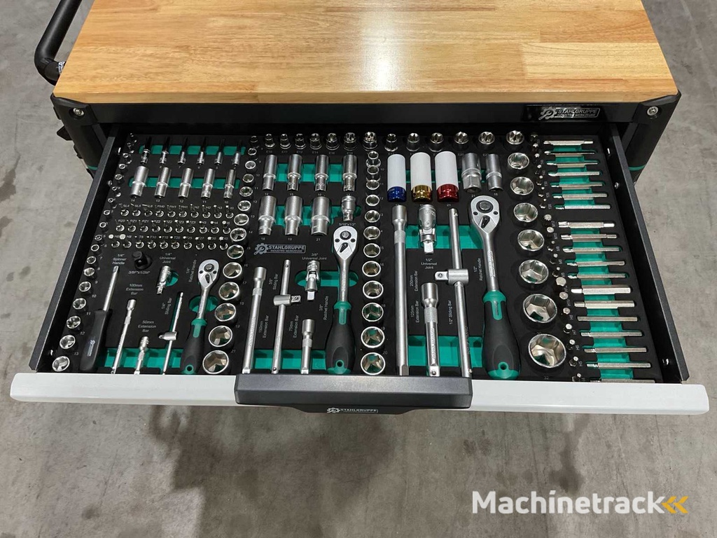 Stahlgruppe 7 Schubladen mit 307 Stück SG36 NL181477240227 Werkbank