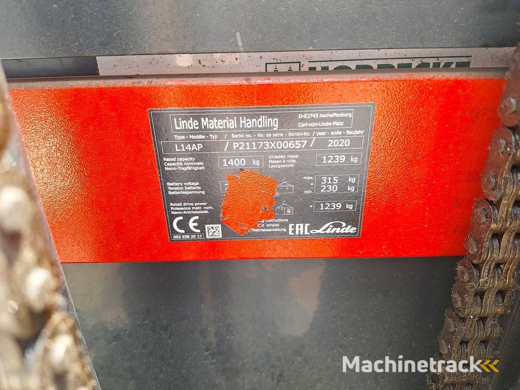 Linde - L14AP - Stapler