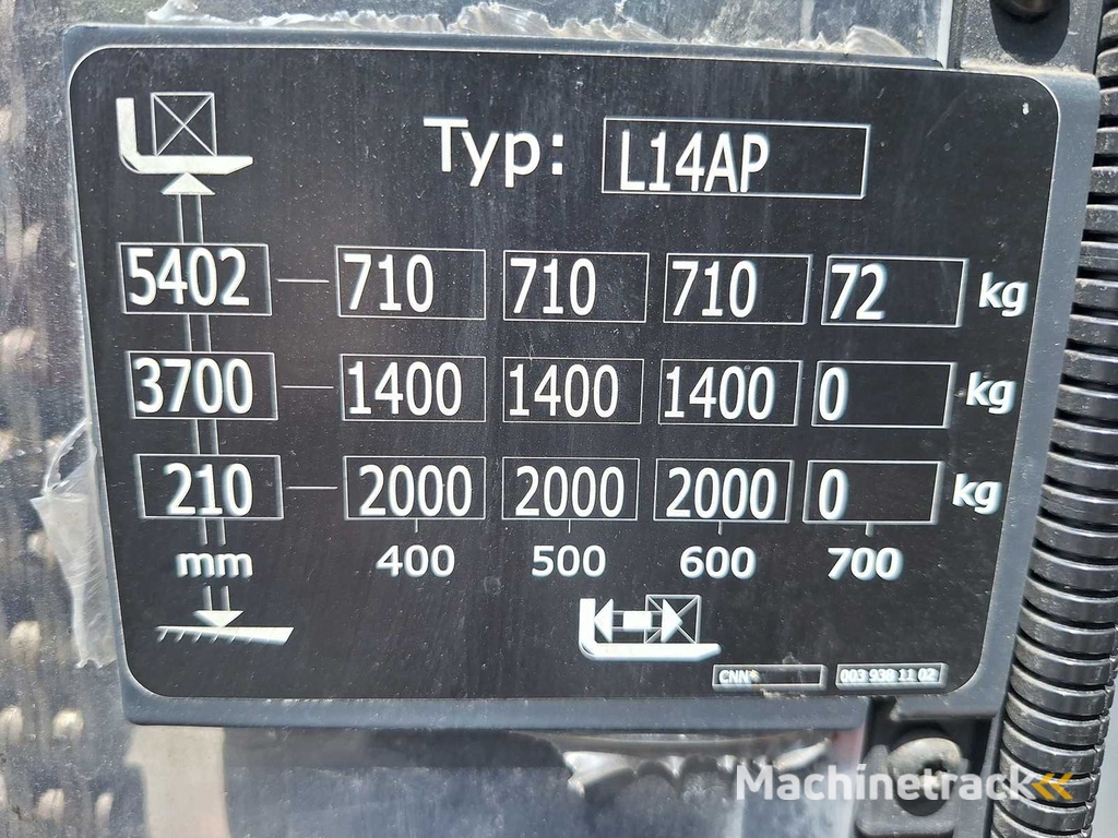 Linde - L14AP - Stapler