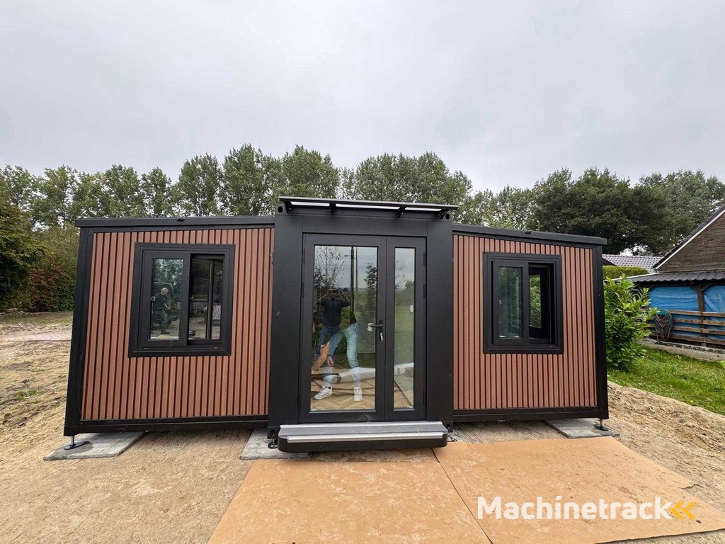 2025 Rhino Häuser 36,5 m2 mit Glaswand, 2 Schlafzimmer, Bad und Küche Mobile Wohneinheit / Tiny House