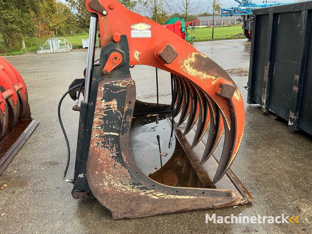 Hekamp Silage bucket with top clamp (grab) Excavator bucket/silage bucket/feed trough