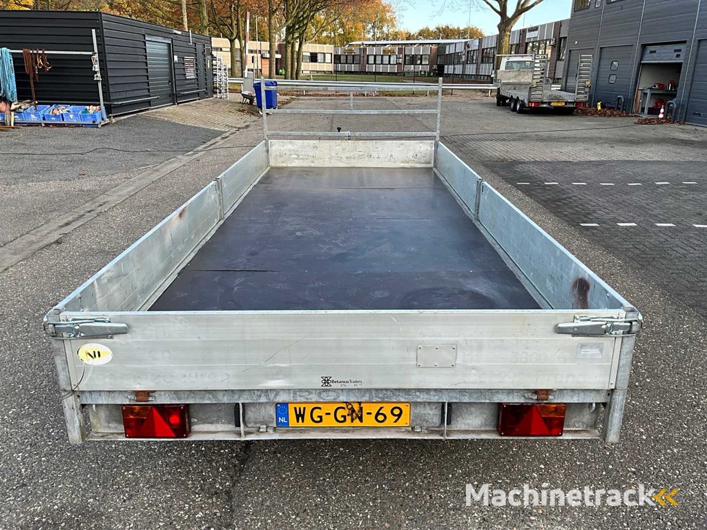 2002 Hapert AL2000 Plateau Aanhangwagen